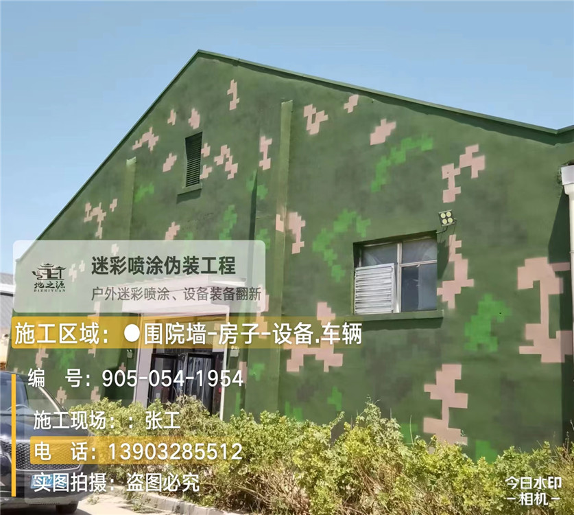 兰州外墙数码迷彩漆施工报价清单(100㎡标准墙面测算)