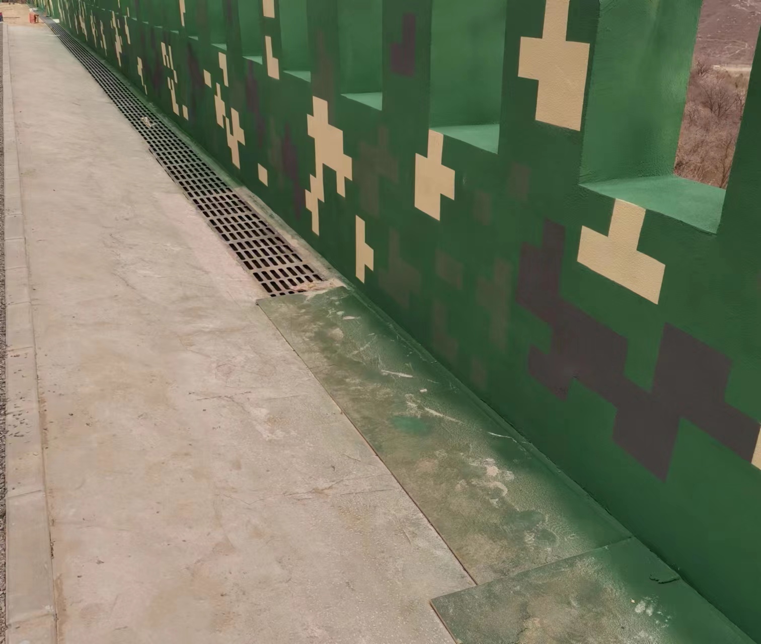 兰州围墙迷彩喷涂,数迷彩漆